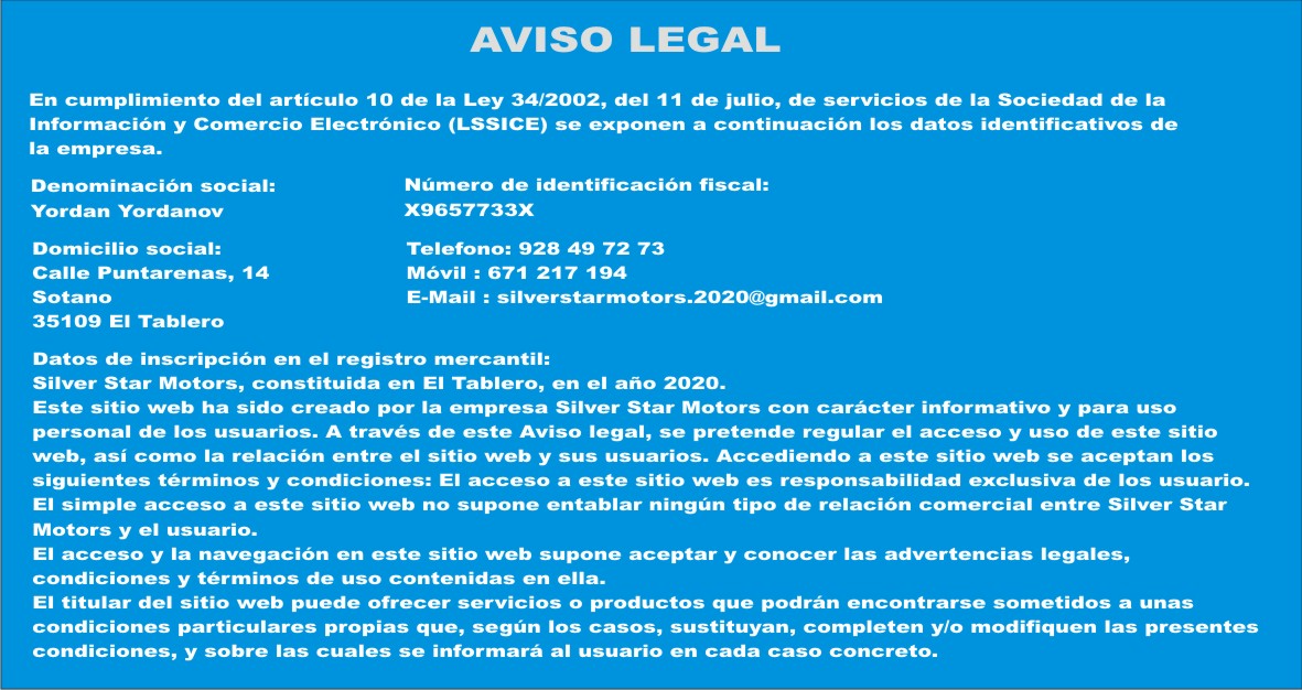 Aviso legal